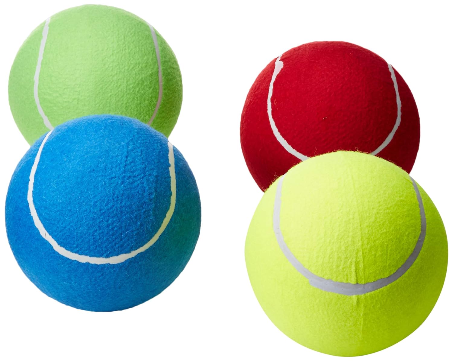 (lot of 4) jumbo tennis ball 8 by rinco